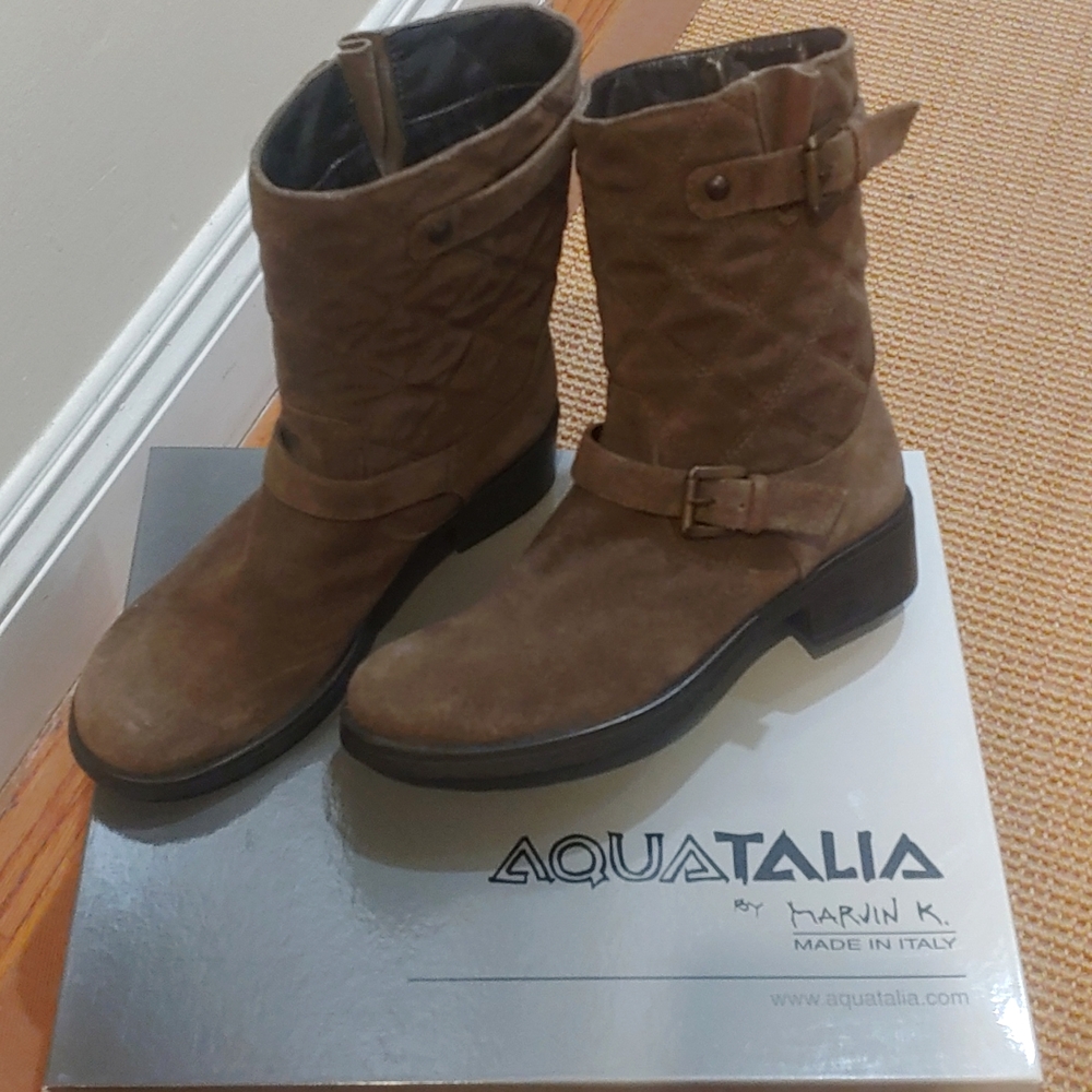 Aquatalia Brown Boots - New/Never Worn